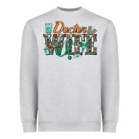 Heather Grey doctor wife Heavyweight Sweatshirt - texasbilliewilder
