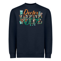 Navy doctor wife Heavyweight Sweatshirt - texasbilliewilder