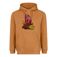Rooster Sunflower Heavyweight Hoodie | Teevron
