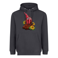 Smoke rooster sunflower Heavyweight Hoodie - BarkalooDesign