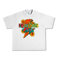Lunar Rock firefighter wife with lightning bolt Urban Heavy Tee - Zillion Design Studio