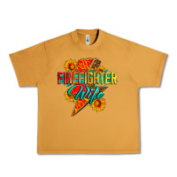 Peanut Butter firefighter wife with lightning bolt Urban Heavy Tee - Zillion Design Studio