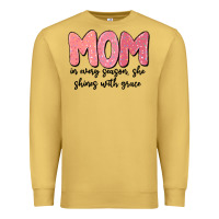 Antique Gold mom in every season, she shines with grace Premium Sweatshirt - MaliasSmallBusiness