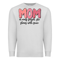 Dove Grey mom in every season, she shines with grace Premium Sweatshirt - MaliasSmallBusiness