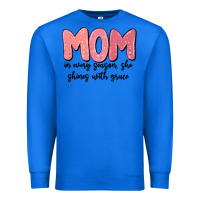 True Royal mom in every season, she shines with grace Premium Sweatshirt - MaliasSmallBusiness