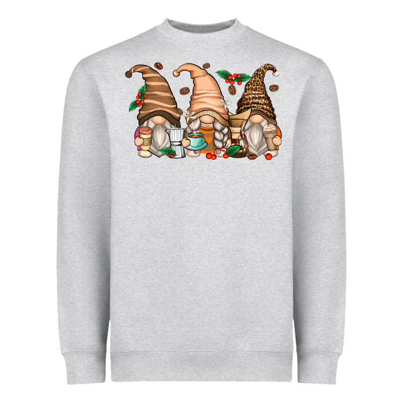Coffee Gnomes Heavyweight Sweatshirt by Zillion Design Studio | Teevron