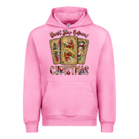 Fuchsia Pink dont stop believin christmas Urban Hoodie - SublimationCraftShop