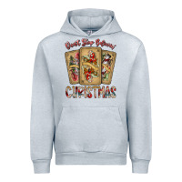 Heather Grey dont stop believin christmas Urban Hoodie - SublimationCraftShop