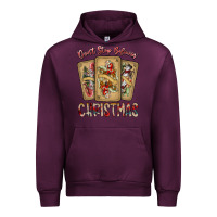 Mauve Wine dont stop believin christmas Urban Hoodie - SublimationCraftShop