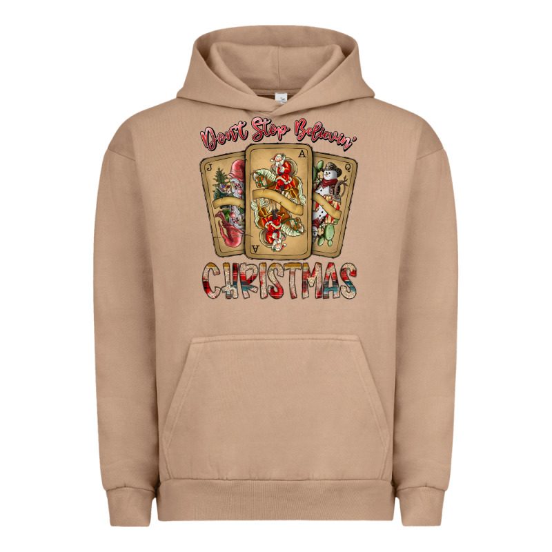 Dont Stop Believin Christmas Urban Hoodie by SublimationCraftShop | Teevron