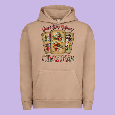 Dont Stop Believin Christmas Urban Hoodie Designed By Sublimationcraftshop