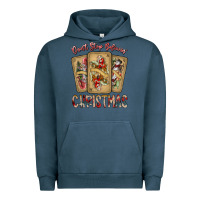 Pigment Midnight Navy dont stop believin christmas Urban Hoodie - SublimationCraftShop