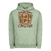 Pigment Oil Green dont stop believin christmas Urban Hoodie - SublimationCraftShop