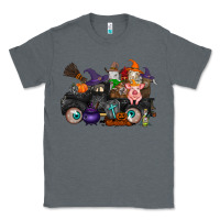 Charcoal Heather halloween farm animals truck Classic Tee - RacoonDesign