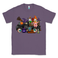 Lavender halloween farm animals truck Classic Tee - RacoonDesign