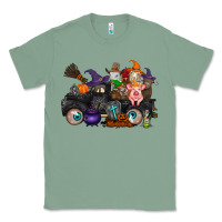 Sage halloween farm animals truck Classic Tee - RacoonDesign