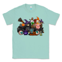 Seafoam halloween farm animals truck Classic Tee - RacoonDesign