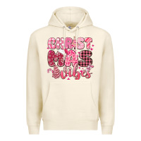 Tofu christmas vibes pink Premium Hoodie - MaliasSmallBusiness