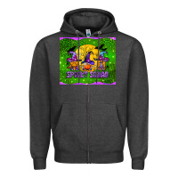 Charcoal Heather spooky squad mouse pad Zipper Hoodie - BundleAndBundleShop