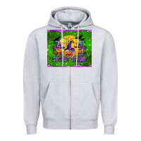 Heather Grey spooky squad mouse pad Zipper Hoodie - BundleAndBundleShop