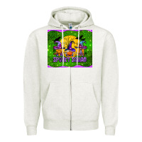 Oatmeal Heather spooky squad mouse pad Zipper Hoodie - BundleAndBundleShop