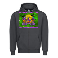 Smoke spooky squad mouse pad Zipper Hoodie - BundleAndBundleShop