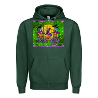 Sports Green spooky squad mouse pad Zipper Hoodie - BundleAndBundleShop