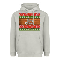 Moon Dust merry christmas knitted reindeer pattern Heavyweight Hoodie - Jasminsmagicworld