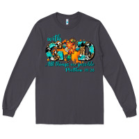 Smoke with god all things are possible. cross Long Sleeve Tee - AdoDesignShop