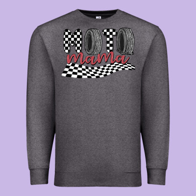 Moto Mama Premium Sweatshirt Designed By Maliassmallbusiness