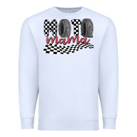 White moto mama Premium Sweatshirt - MaliasSmallBusiness