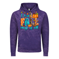 Cloud Purple I love Fall most of all Vintage Hoodie - RanaPortraitStore
