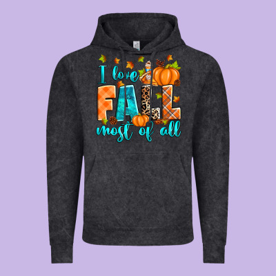 I Love Fall Most Of All Vintage Hoodie Designed By Ranaportraitstore