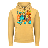 Vintage Mustard I love Fall most of all Vintage Hoodie - RanaPortraitStore