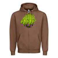 Chestnut halloween patch Zipper Hoodie - BundleAndBundleShop