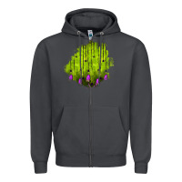 Smoke halloween patch Zipper Hoodie - BundleAndBundleShop