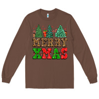 Chestnut merry xmas Long Sleeve Tee - FaDigitalArtStudio