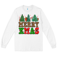 White merry xmas Long Sleeve Tee - FaDigitalArtStudio