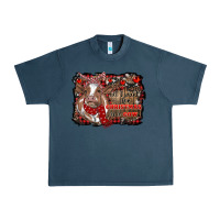 Midnight Navy all i want for christmas is a cow cowhide Urban Heavy Tee - RanaPortraitStore