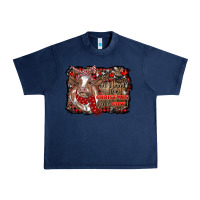 Navy all i want for christmas is a cow cowhide Urban Heavy Tee - RanaPortraitStore