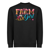 Black farm girl Heavyweight Sweatshirt - texasbilliewilder