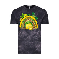 Cloud Black lemon  rainbow Vintage Tee - BarkalooDesign