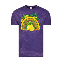 Cloud Purple lemon  rainbow Vintage Tee - BarkalooDesign