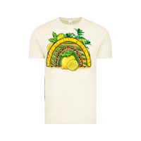 Vintage Arctic lemon  rainbow Vintage Tee - BarkalooDesign