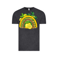 Vintage Black lemon  rainbow Vintage Tee - BarkalooDesign