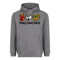 Storm peace love west Heavyweight Hoodie - BarkalooDesign