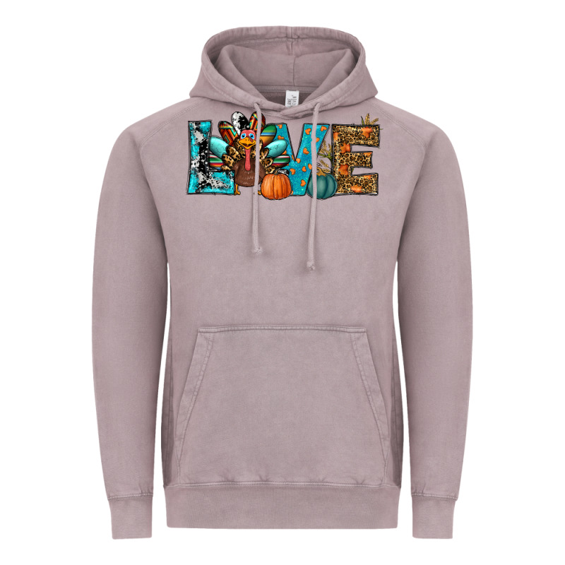 Love Thanksgivings Turkey Vintage Hoodie by RanaPortraitStore | Teevron