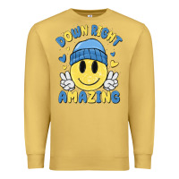 Antique Gold down right amazing Premium Sweatshirt - MaliasSmallBusiness