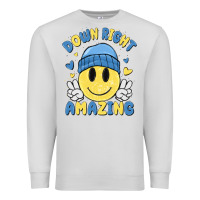 Dove Grey down right amazing Premium Sweatshirt - MaliasSmallBusiness