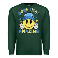 Sports Green down right amazing Premium Sweatshirt - MaliasSmallBusiness